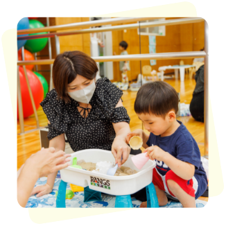 主宰講師と子ども
